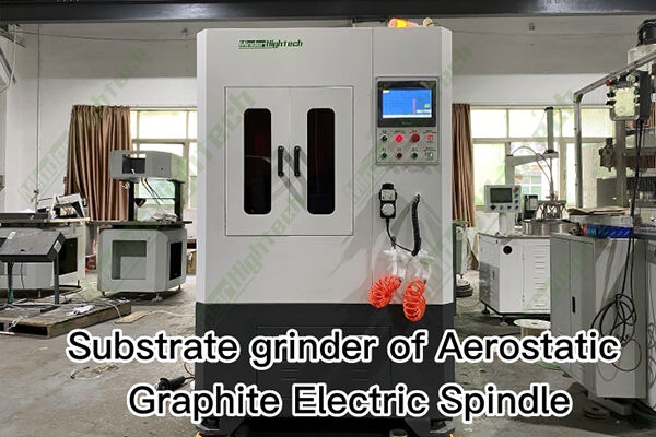 Aerostatic Graphite Electric Spindle의 기판 연삭기