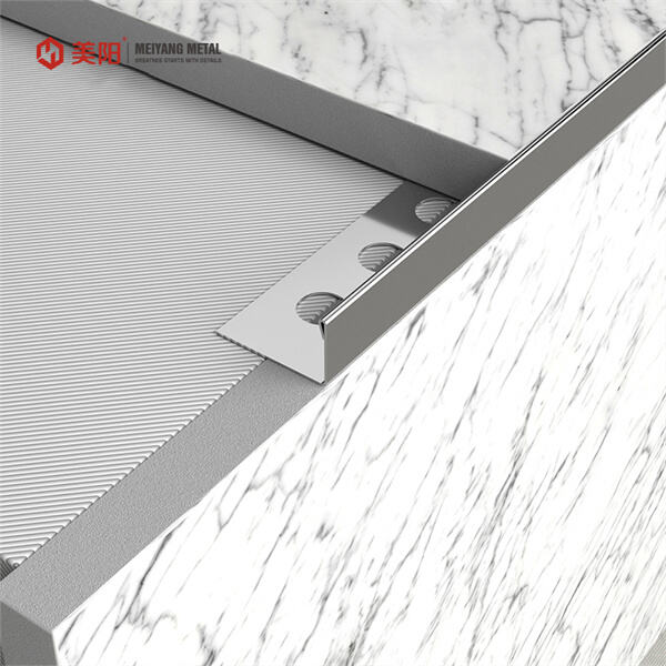 Easy to install and maintain, stainless steel edge trim is a smart choice