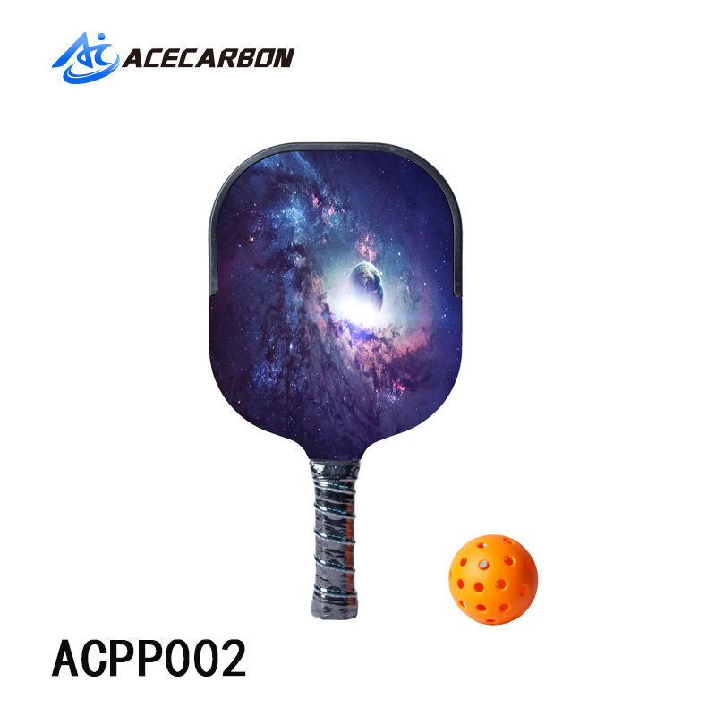 Pickleball Paddle ACPP002 Thermoformed Carbon Fiber Paddle With Maximum Spin And Control Widebody Pickleball Rackets