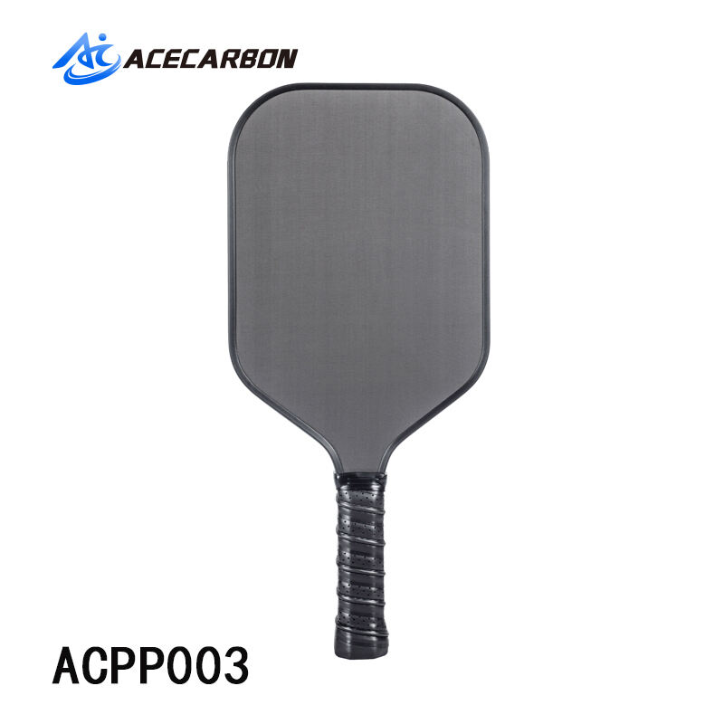 Pickleball Paddle ACPP003-Raw Carbon Version Thermoformed Technology T700 Raw Carbon Fiber Face Exceptional Spin And Control