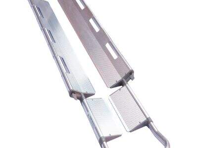 Folding Scoop Stretcher For Ambulance, Aluminium, Size