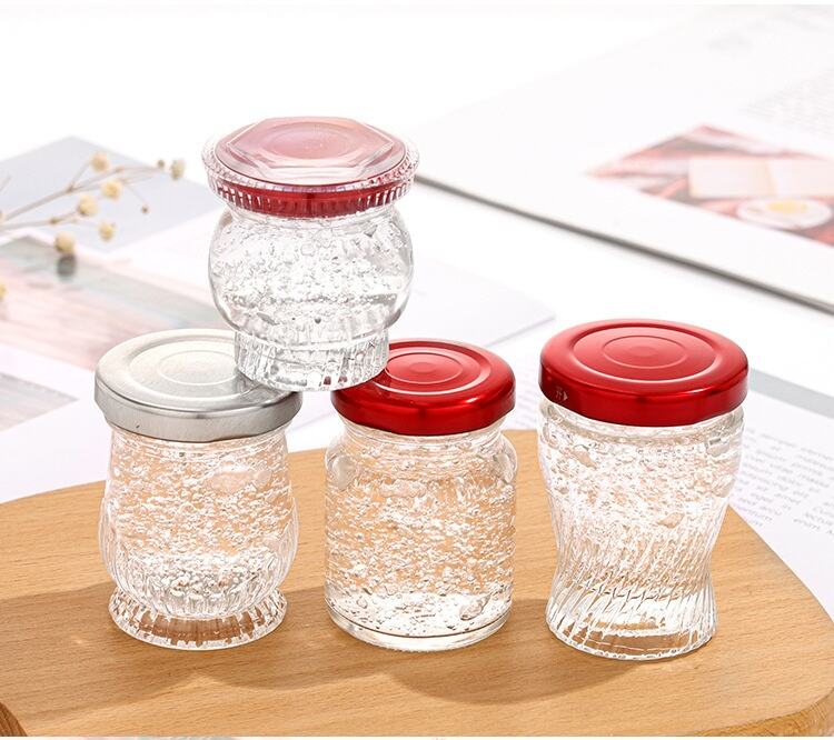 product high quality edible birds nest in elegant metal glass jar for whiskey perfumes eye cream candies wines canned foods-0