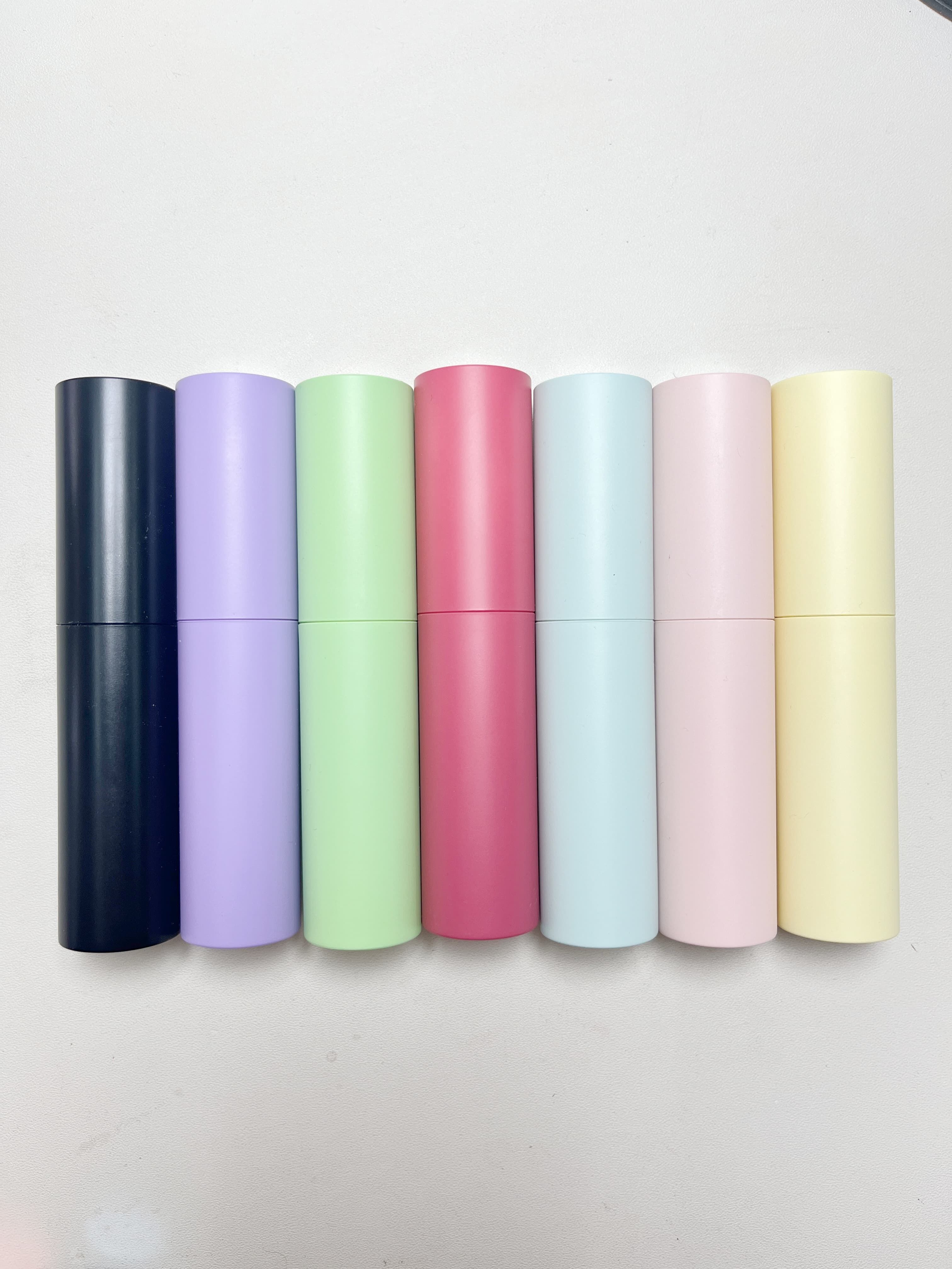 product colorful empty perfume bottles with pump sprayer and screw cap leak proof for aromatherapy and skin care cream-0