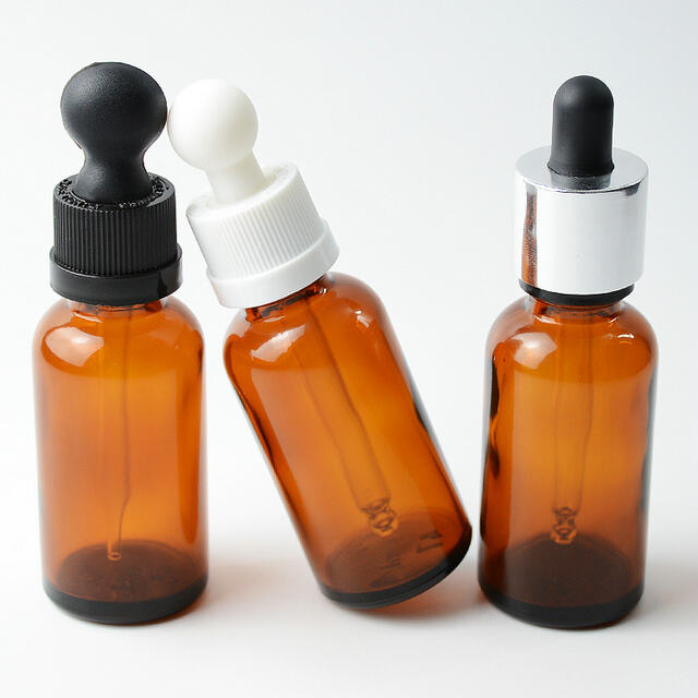 Essential Oil Dropper Bottle Cosmetic Glass 5ml 10ml 15ml 20ml 30ml 50ml 100ml Amber Screen Printing 10ml-100ml details