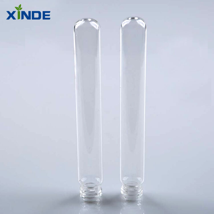 product high quality transparent borosilicate glass tubes 100pcs moq with rubber stopper for laboratory infusion and eye drop use-2