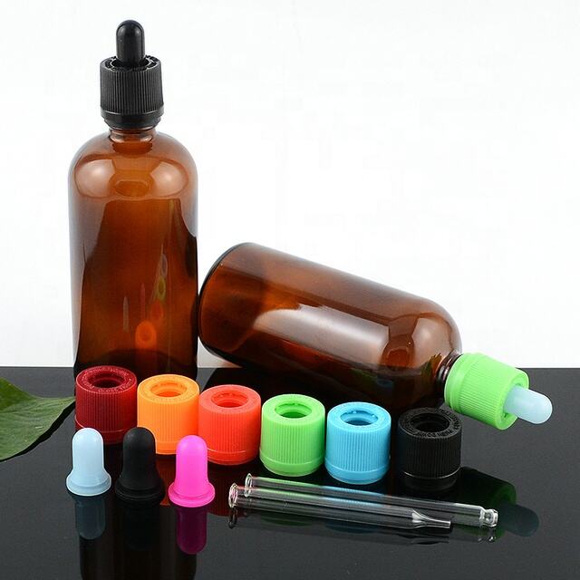 Fancy cosmetic packaging 3ml 5ml 10ml 30ml 50ml 10ml amber black essential oil glass dropper bottles supplier