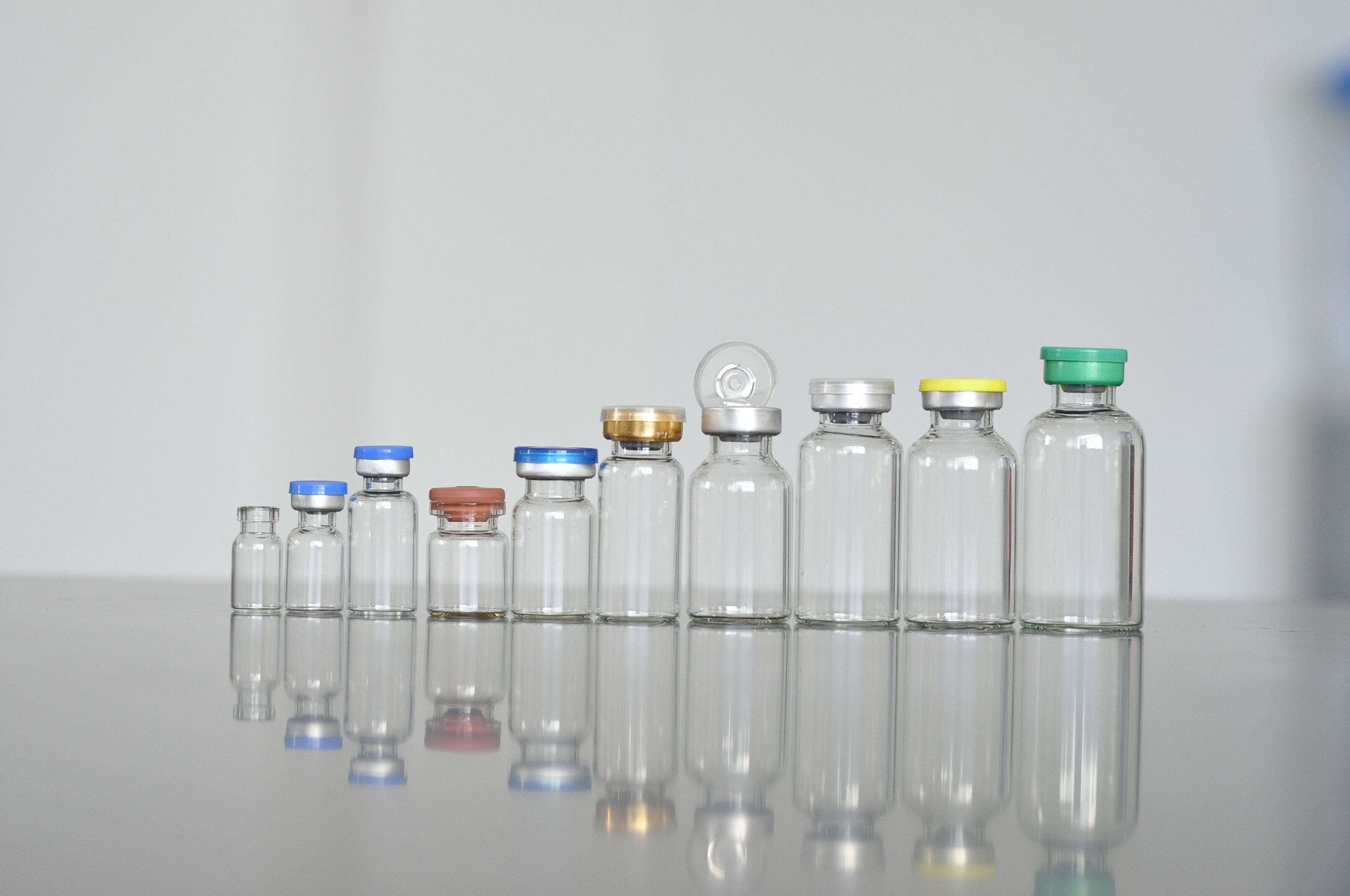 Factory price 10ml crimp neck GC UPLC test headspace glass vials for preparing sample supplier