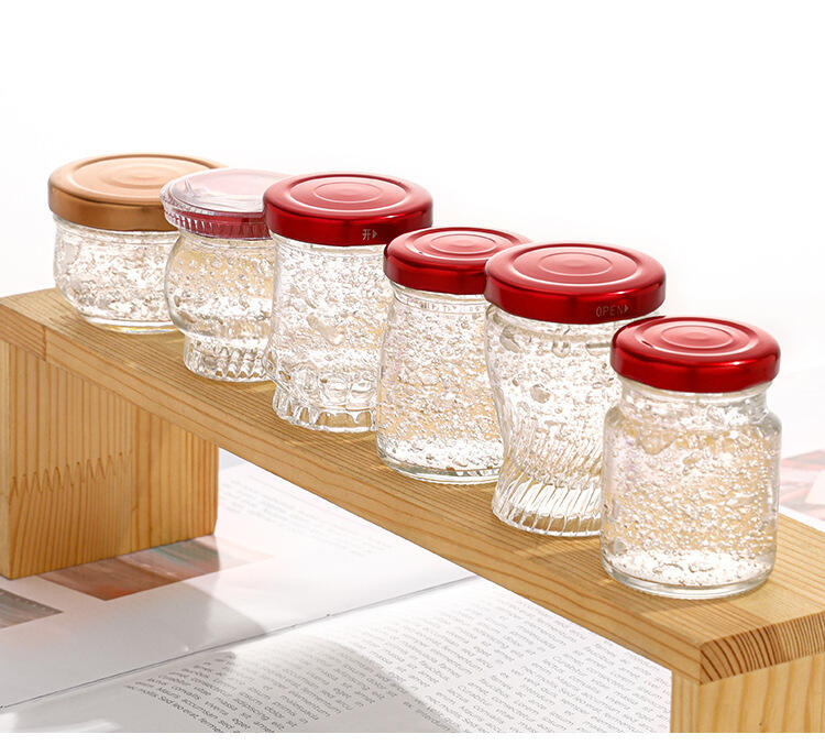 product high quality edible birds nest in elegant metal glass jar for whiskey perfumes eye cream candies wines canned foods-2