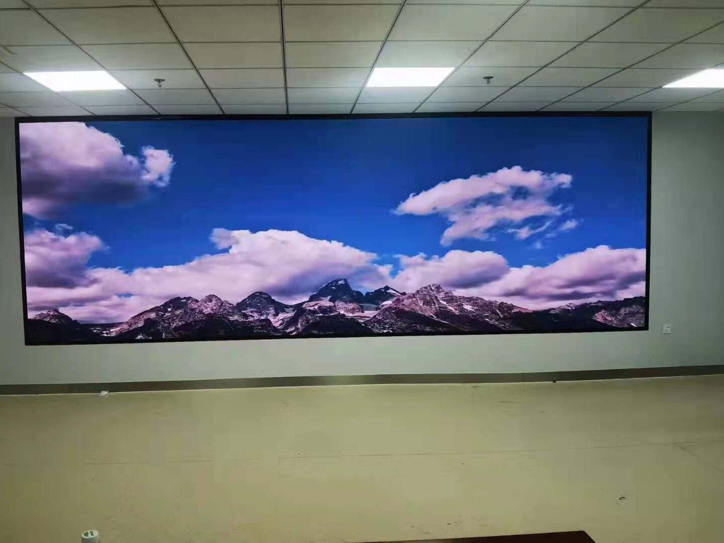 P1.2 Cob Led Module Display Effect In Digital Exhibition Hall