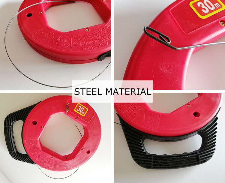 Fish Tape 3mm*1.3mm*30m Steel Wire Puller factory