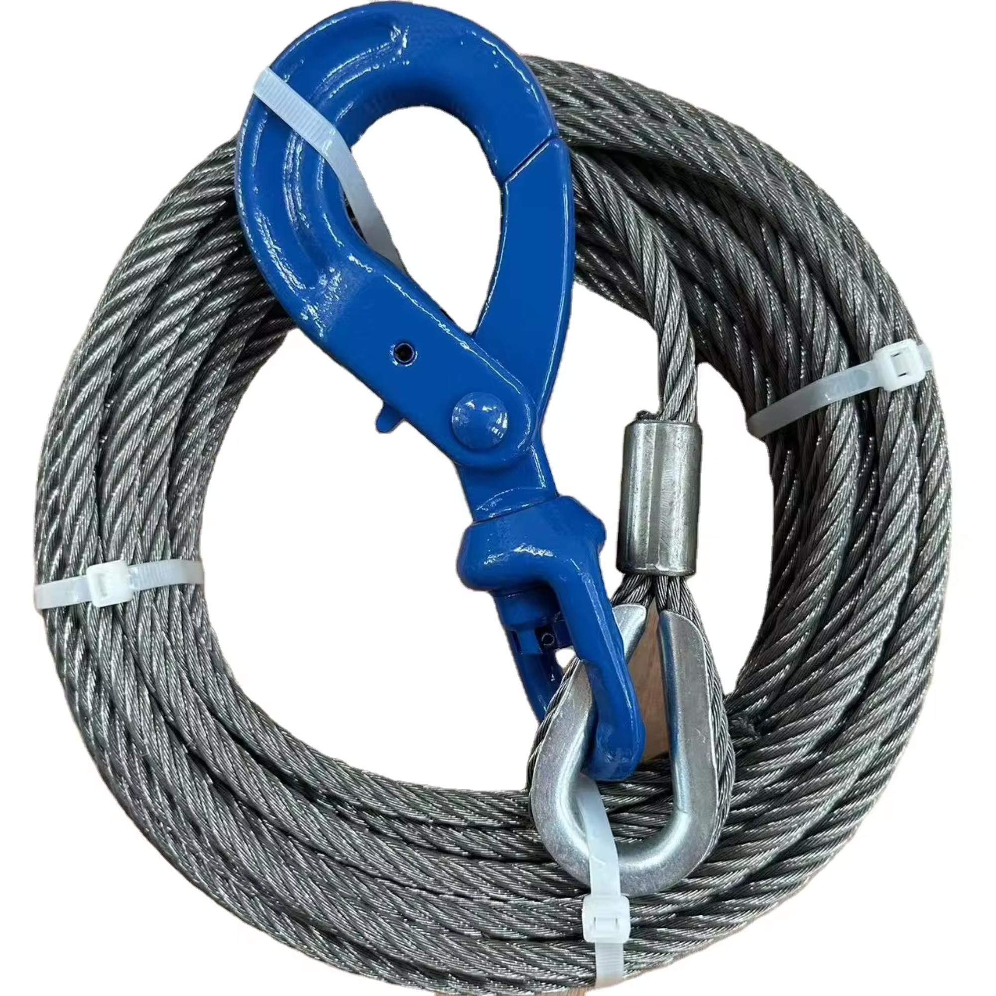 High Strength Steel Wire Rope Sling with Hooks