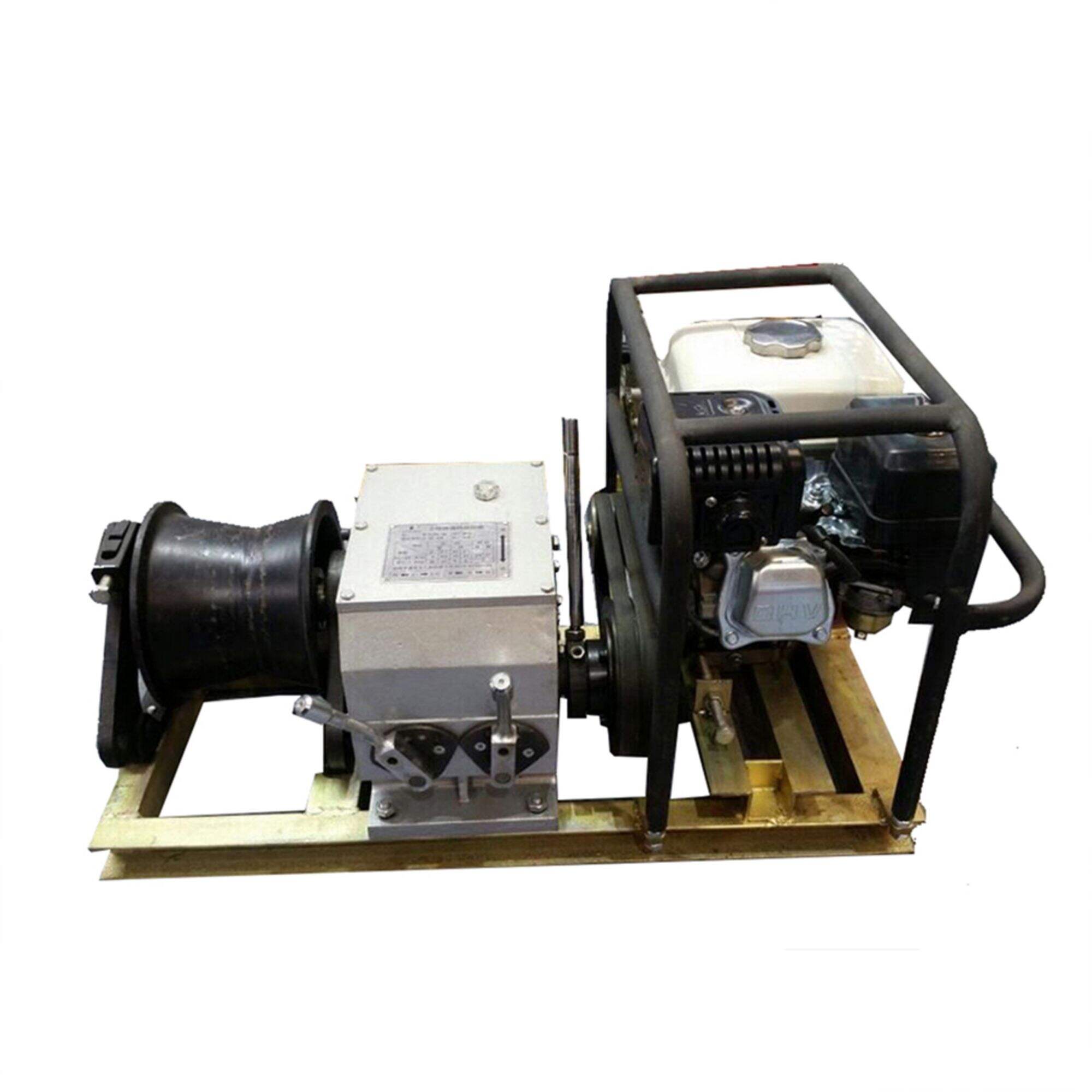 Gasoline Engine Powered Cable Pulling Winch 3T/5T/8T