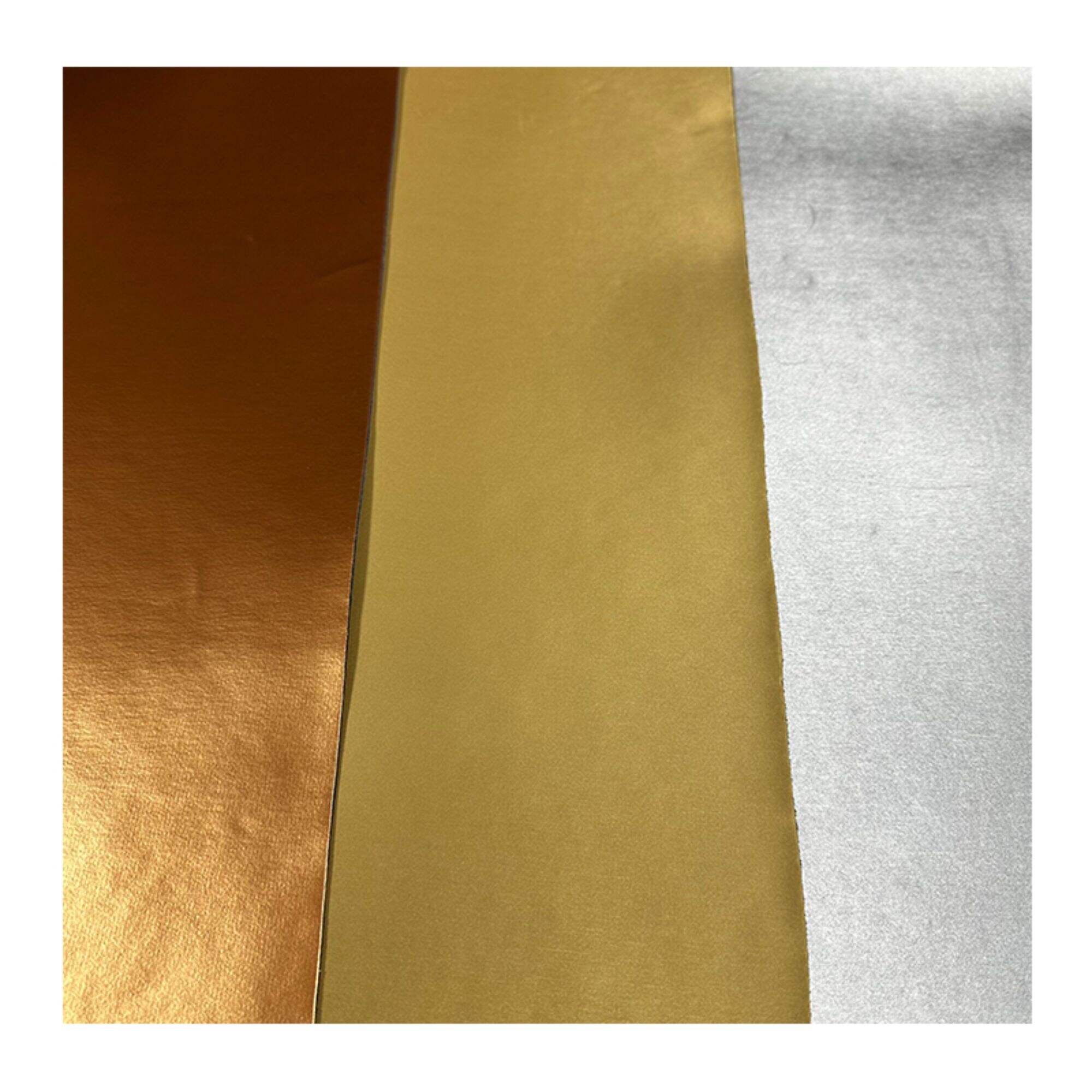 12X24 Inches Brushed Pattern Thick Gold Laserable Leatherette No Adhesive With Gray Back