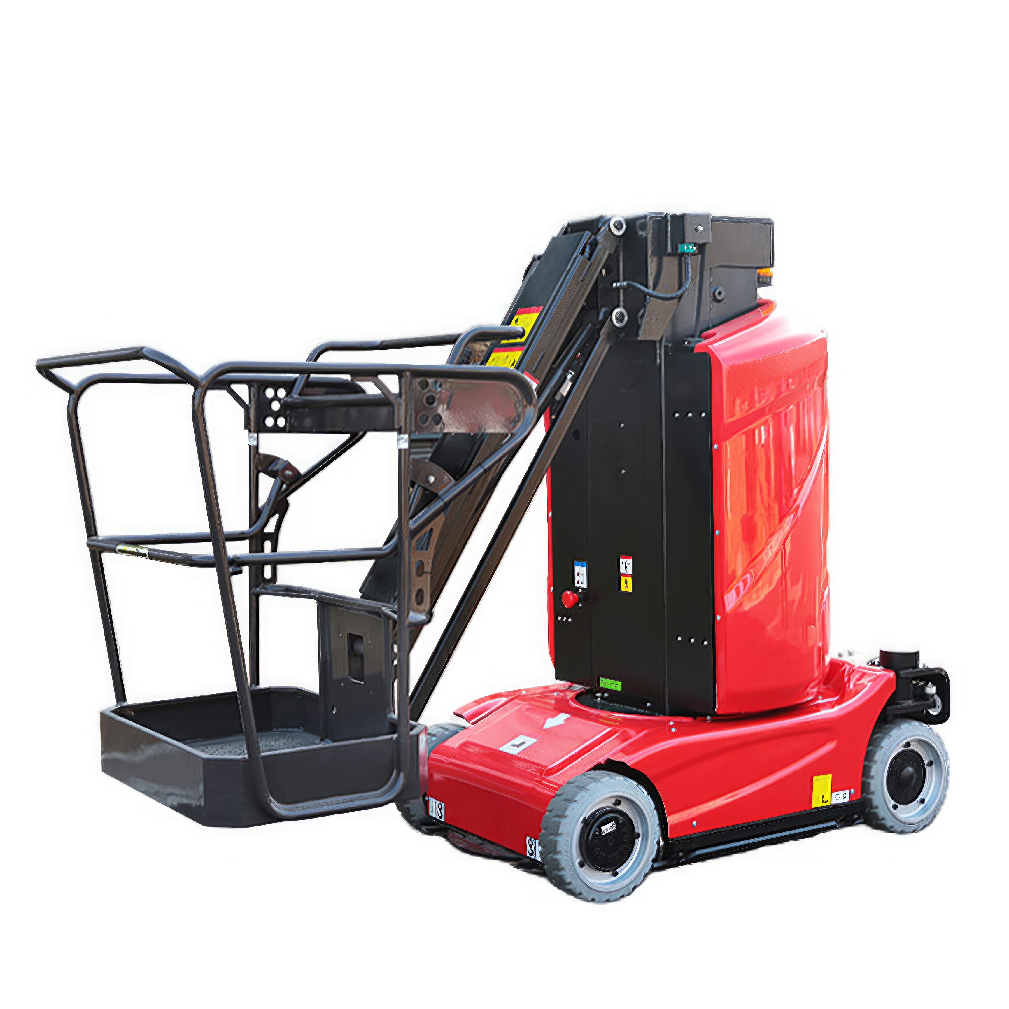 Low Price Hot Selling Mini Non-Marking Tires 200KG 12m Boom Lift Self-Propelled Vertical Mast supplier