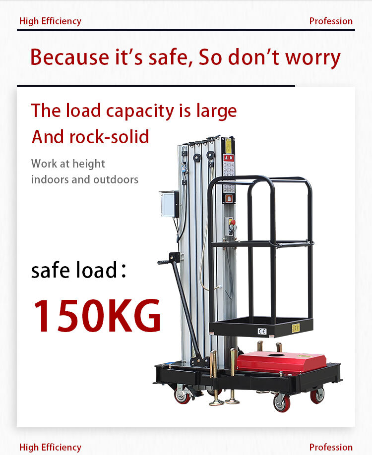 Hydraulic Electric Self Propelled Lift Mobile Scissor Lift Foldable Lift Mast supplier