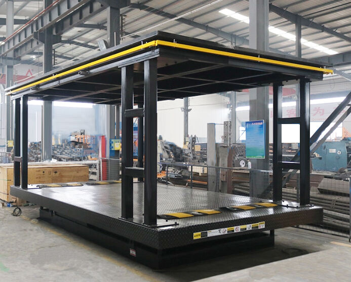 Underground Hidden underground garage Double layer scissor car lift factory