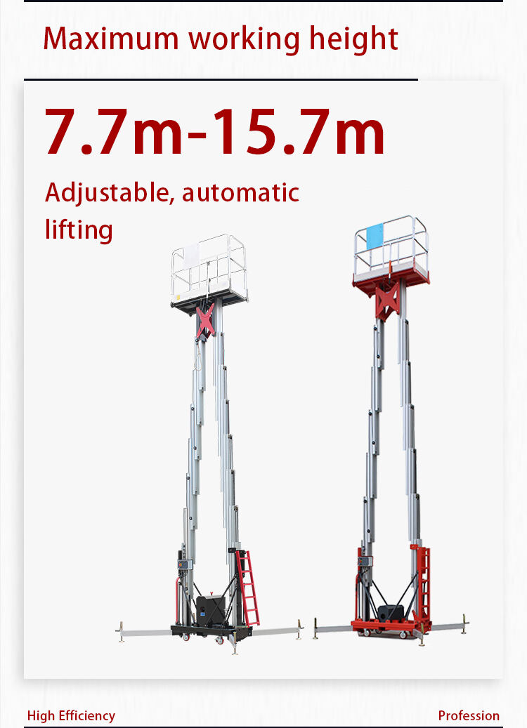 Aluminium Alloy Hydraulic Lifting Platform With Brand new high quality Mast Lift Tables double Lift Platform manufacture