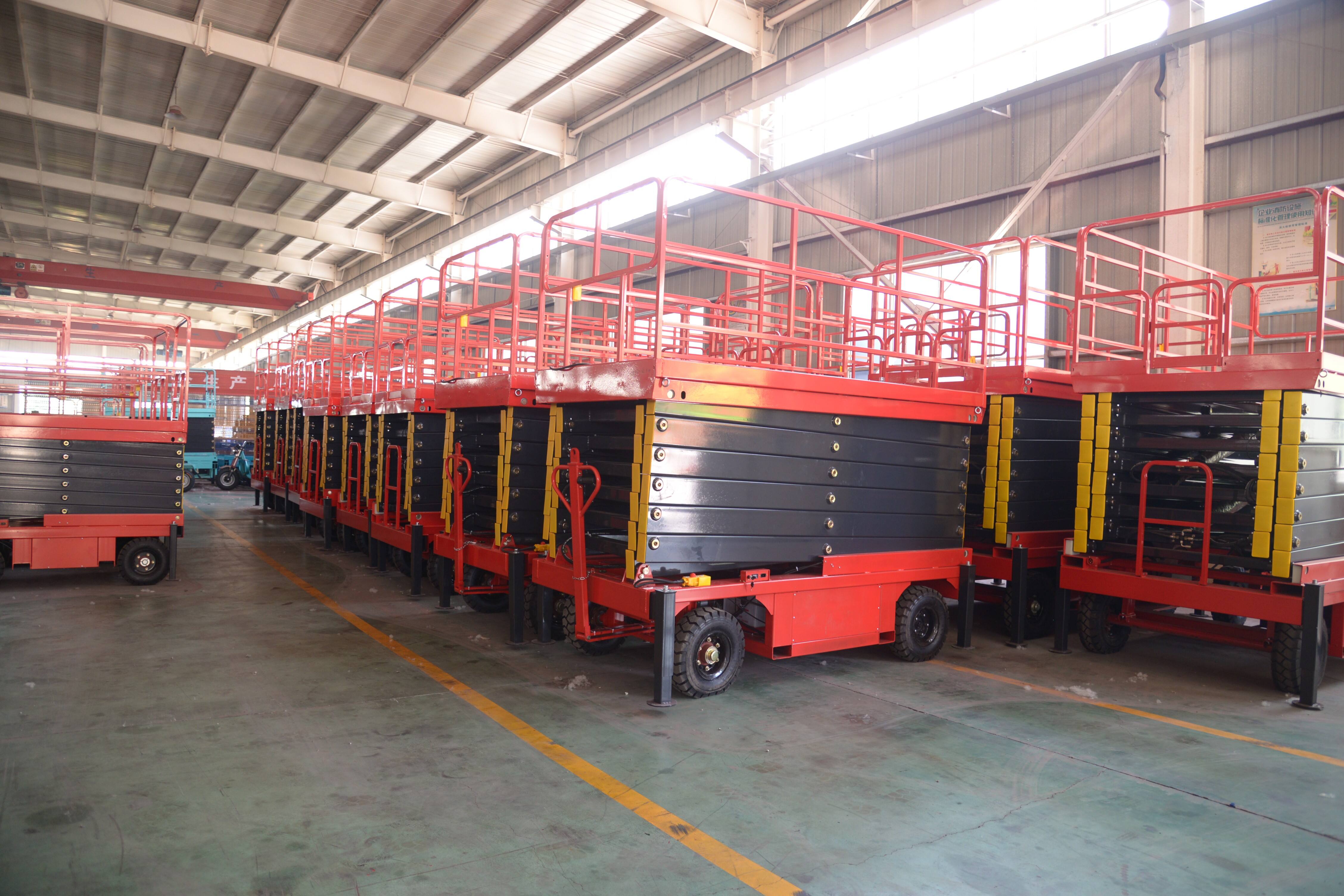 Underground Hidden underground garage Double layer scissor car lift manufacture