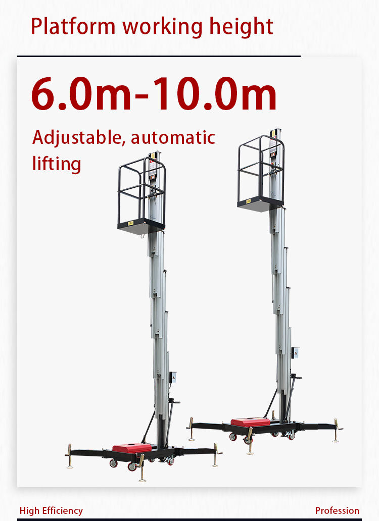 Hydraulic Electric Self Propelled Lift Mobile Scissor Lift Foldable Lift Mast factory