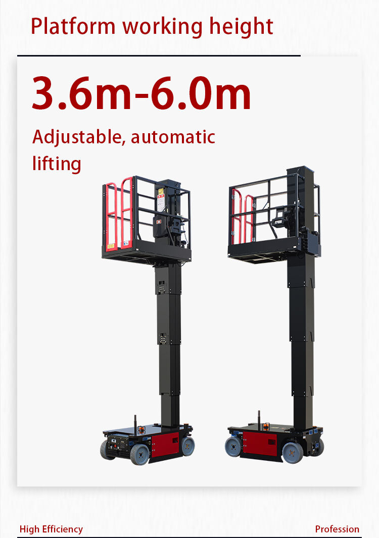 Popular Products Cargo lift Platform Warehouse Lift Hydraulic sleeve mast Lift Table details