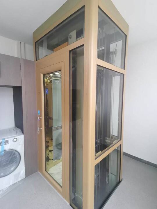 Customized Vertical 400Kg~2000Kg Indoor/Outdoor Home Mini Lift Electric Hydraulic Home Elevator details