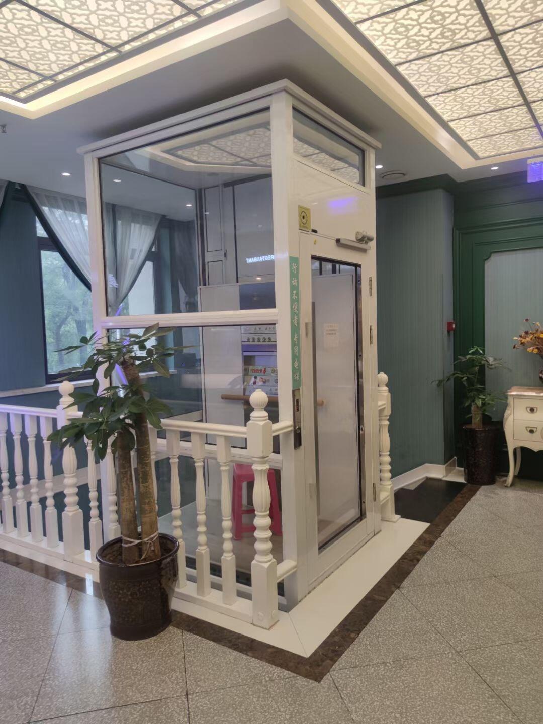 Factory Customized Small Home Lift 2-5 Floors Panoramic Passenger Residential Elevator supplier