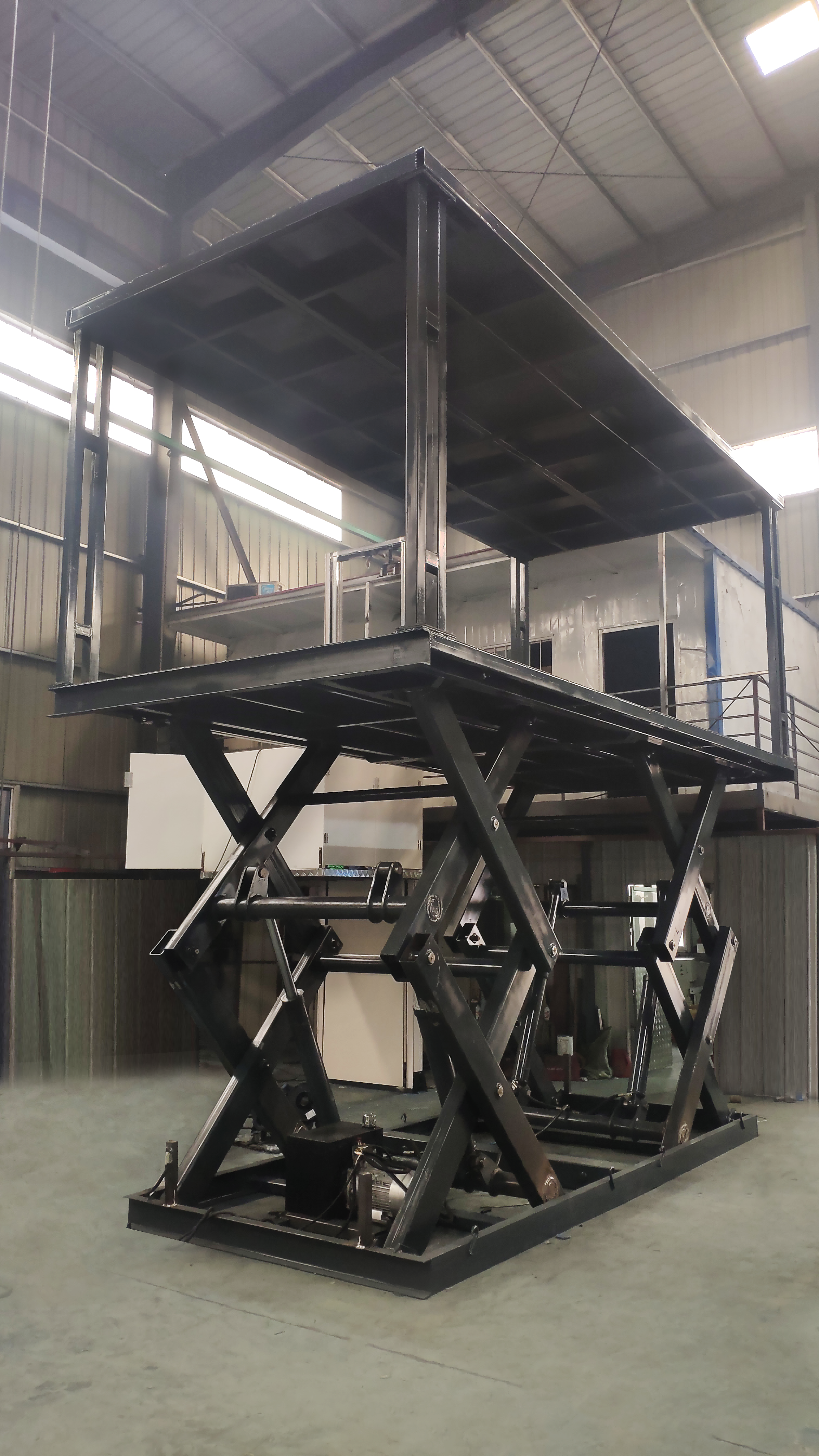 Scissor Car Parking Lift Stationary Scissor Lift Platform Double Deck Car Lift supplier