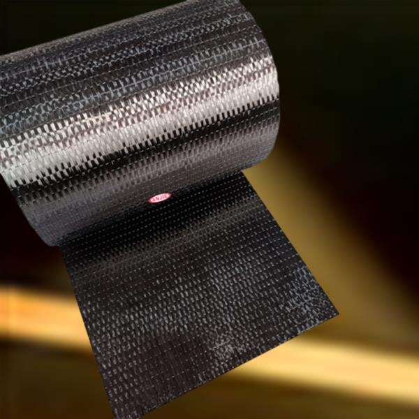 Segurança do tecido unidirecional de fibra de carbono