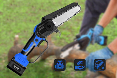 Introducing the Latest Addition to Our Pruning Tool Lineup: The Electric Mini Chainsaw for Effortless Pruning!