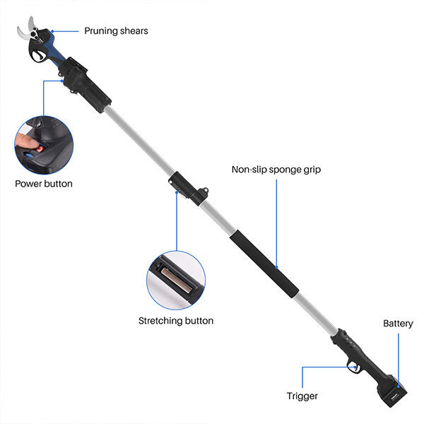 How to Use a Battery-Operated Pole Pruner?