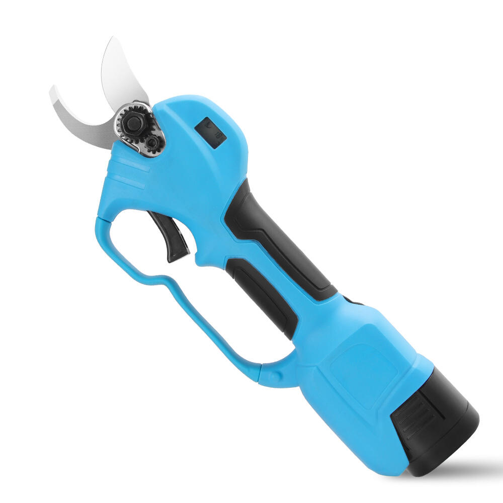 30mm Battery Pruner with LED Display, 2 x 2 Ah Professional Electric Pruning Shears for Orchard , Vineyard pruning  (8610)