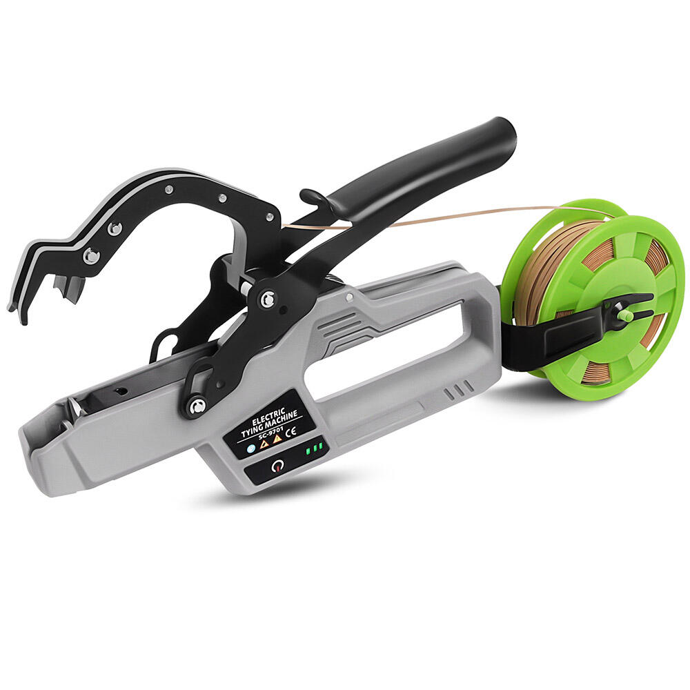 Electric Hand-Held Plant Twist Tie Machine 45MM, 750g Battery-powered electric tying machine for vineyards, Cordless Electric tying machine with 8 hours of autonomy（B10）