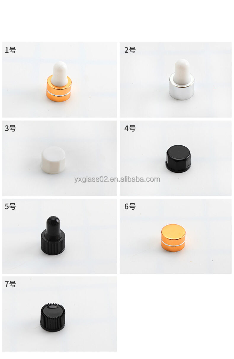 Wholesale Essential Oil Bottle Amber Essence Sample Bottles Small Capacity Dropper packaging container details