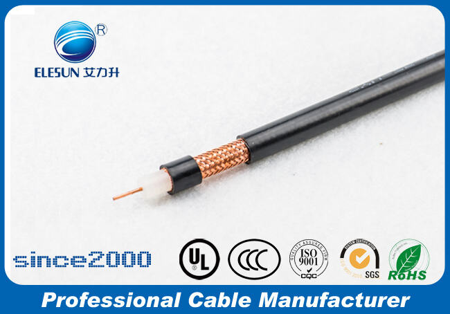 Rg Serious of Foam Polyethylene Insulated RF Coaxial Cable manufacture