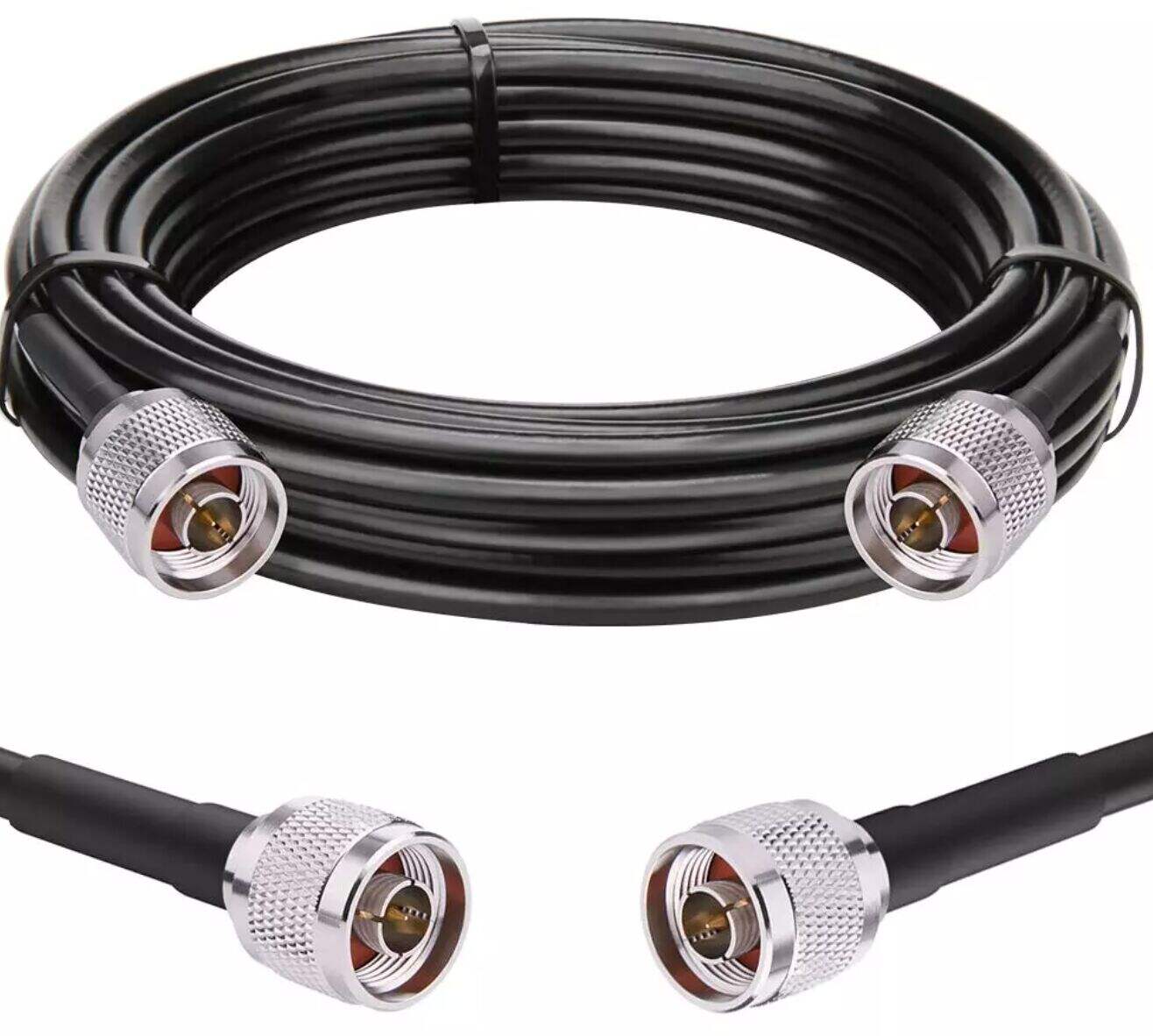 Customized 10m N male to SMA male customized male ALSR400 coaxial cable pigtail cable for antenna manufacture