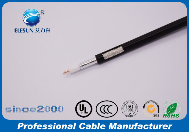 Fabricación de cable coaxial RF con aislamiento de espuma PE 4D-FB