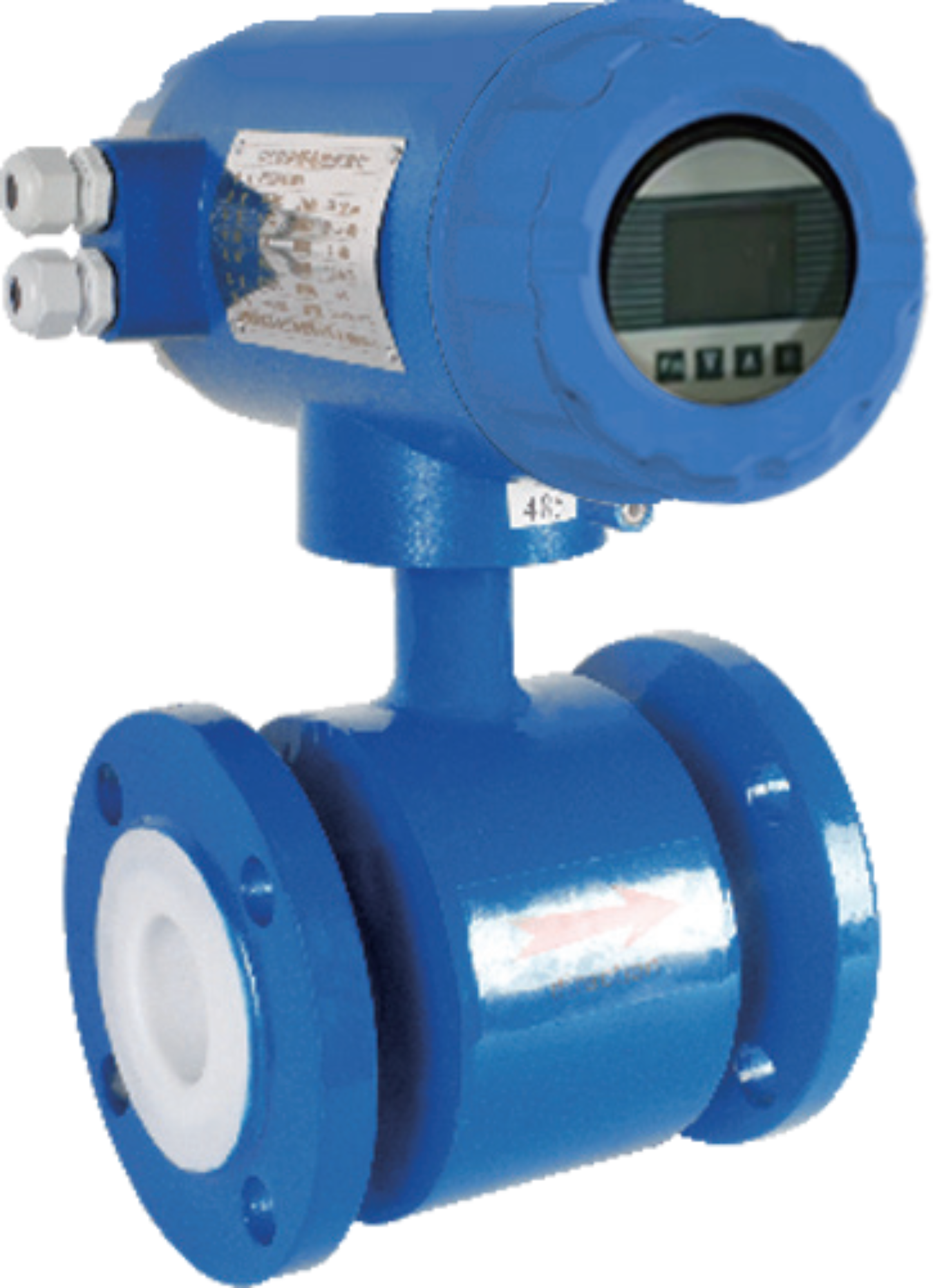 Smart Electromagnetic flowmeter for measuring conductive liquids in acid, alkali, seawater, pulp, pulp, and wastewater