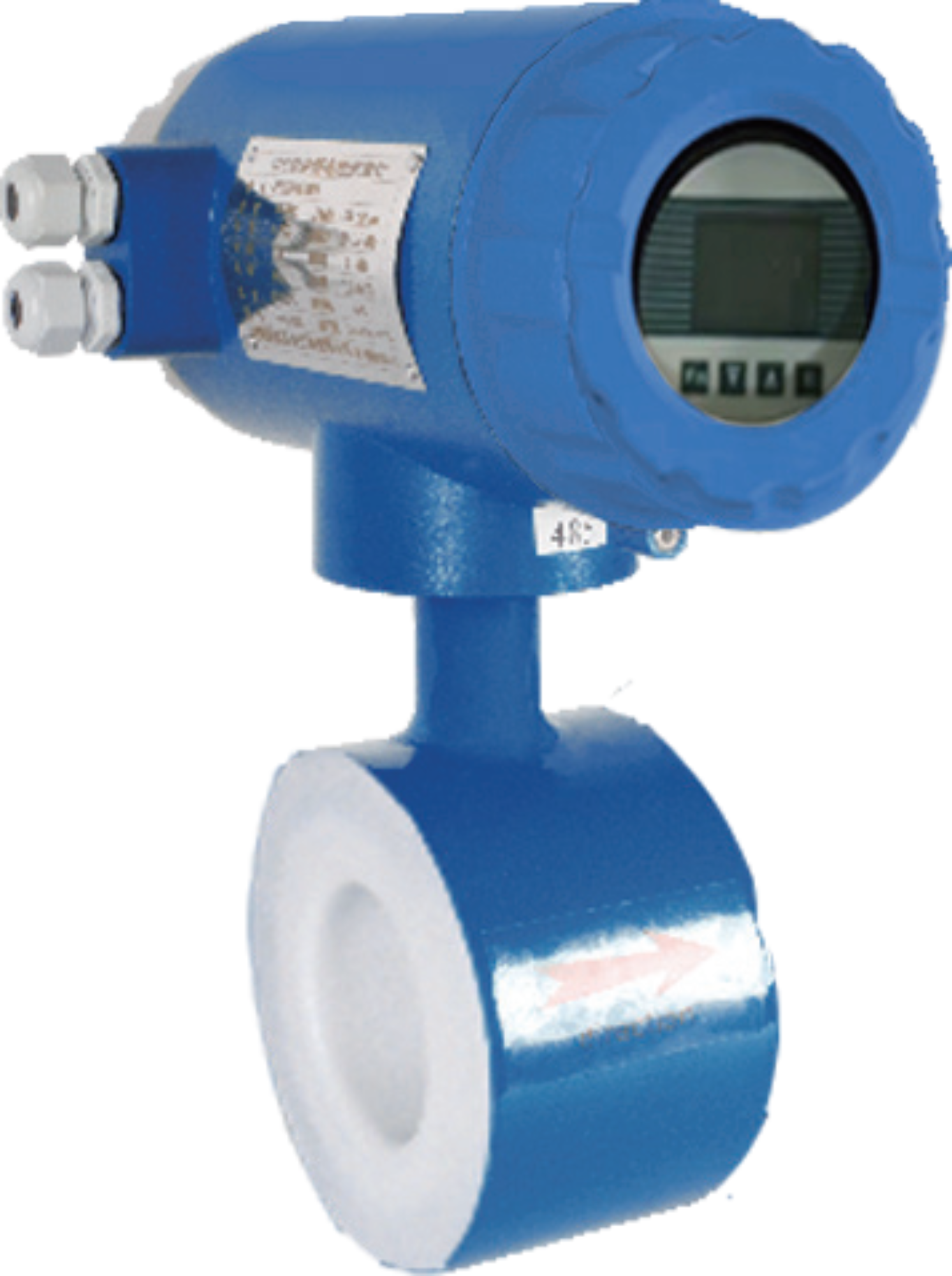 Smart Electromagnetic flowmeter for measuring conductive liquids in acid, alkali, seawater, pulp, pulp, and wastewater