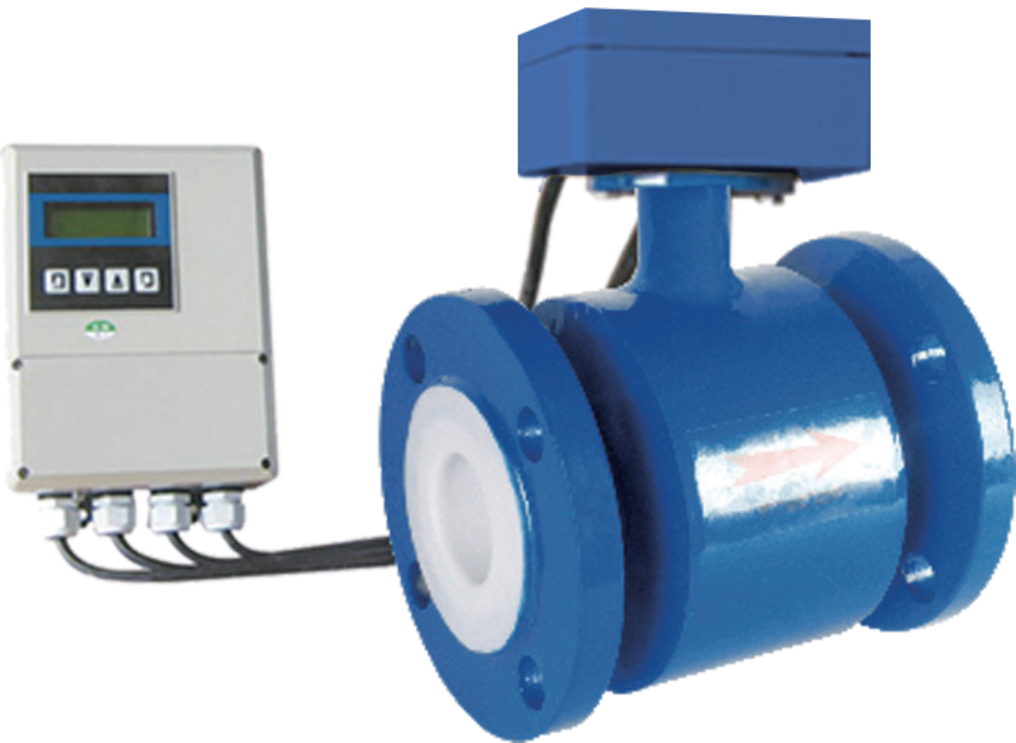 Smart Electromagnetic flowmeter for measuring conductive liquids in acid, alkali, seawater, pulp, pulp, and wastewater