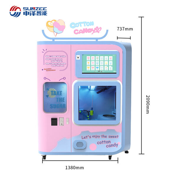 Safety of candy floss vending machines