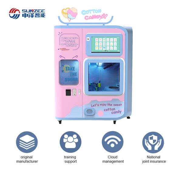 How to Use Cotton Candy Vending Device