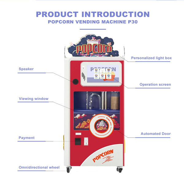 Innovation in Popcorn Vending Machines