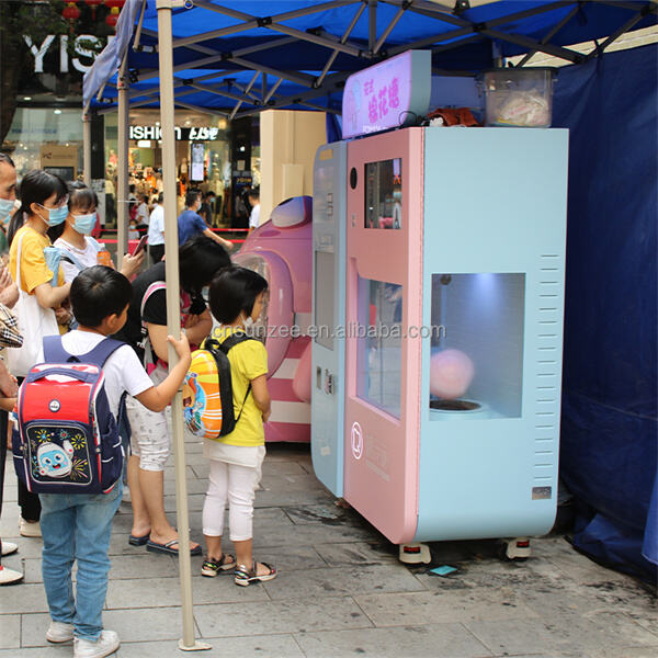 Menggunakan Mesin Popcorn dan Candy Floss