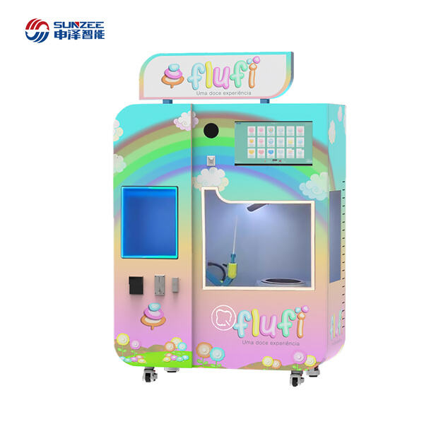 Innovation in automated cotton candy machines
