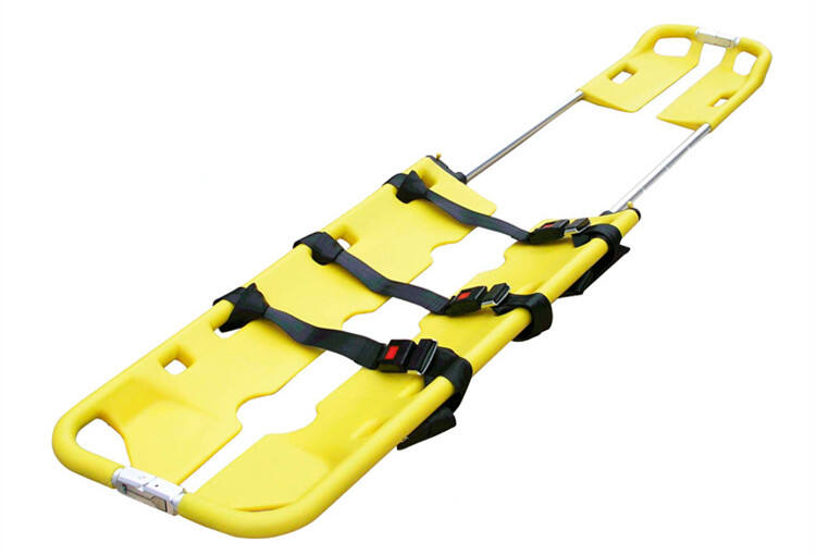 First Aid Medical Portable Detachable Patient Transport Emergency Aluminum Scoop Stretcher manufacture