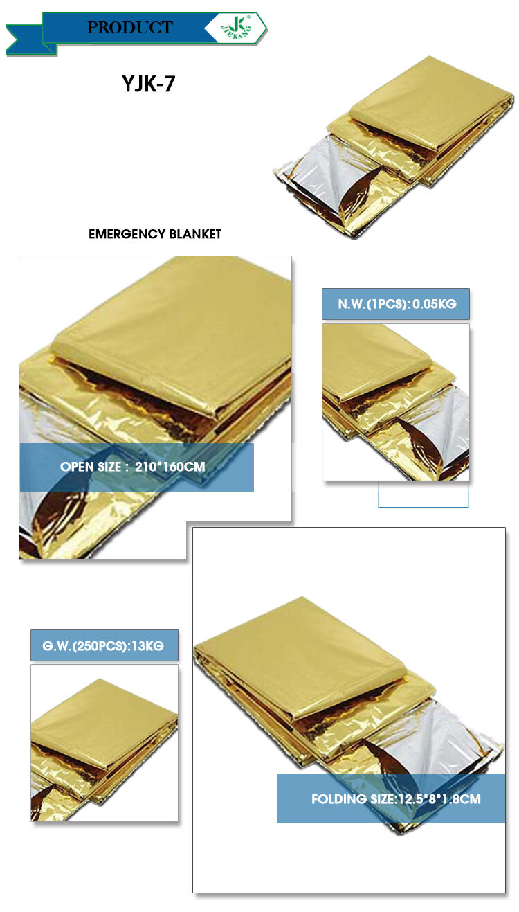 Hot Selling Outdoor Portable Easy Carrying First Aid Emergency Rescue Thermal Foil Blanket supplier