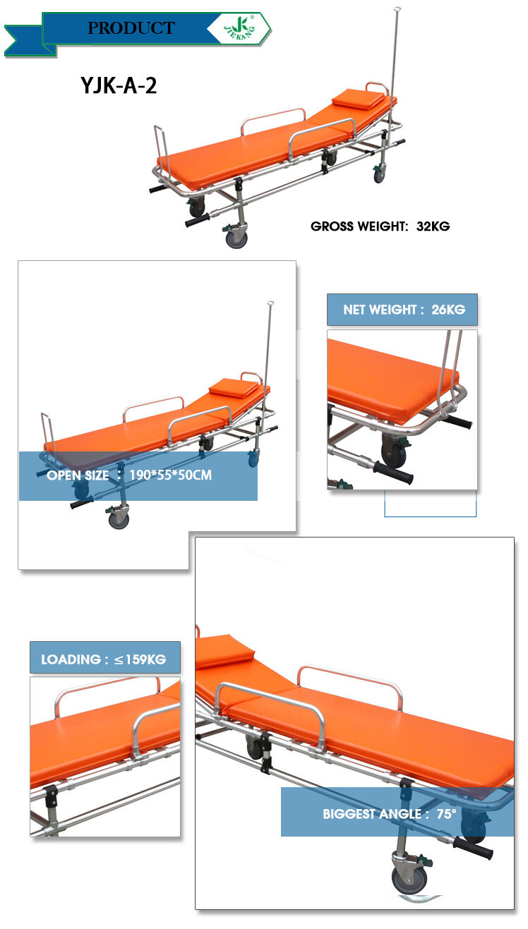 Factory Direct Sale Customized Aluminum Alloy Medical Rescue Ambulance Stretcher supplier