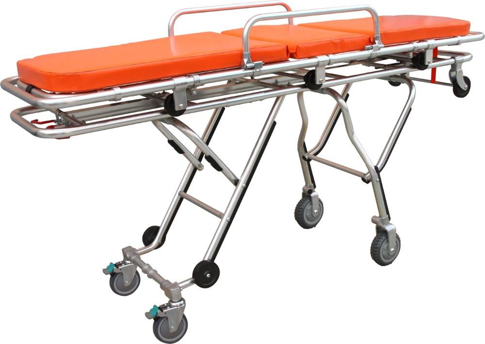 Hospital Emergency Equipment Multifunctional Automatic Loading Ambulance Stretcher For Sale details