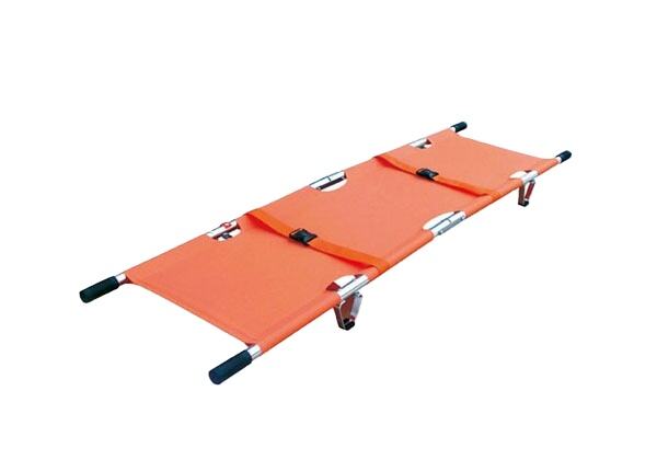 Wholesale Durable Aluminum Alloy Oxford Fabric Medical First Aid Folding Stretcher factory