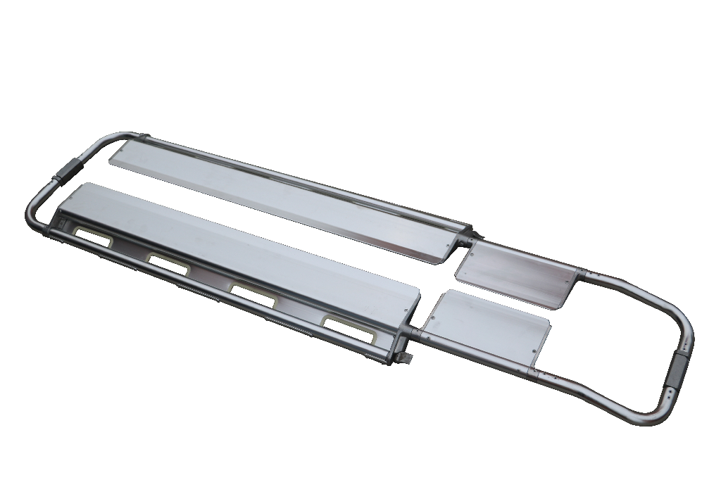 Stainless steel stretcher medical emergency rescue stretcher medical emergency carry scoop stretcher price details